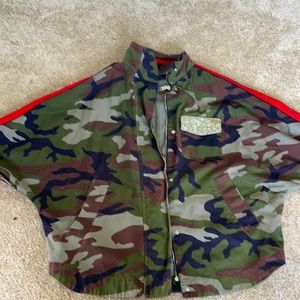 COPY - Zara oversized military style jacket